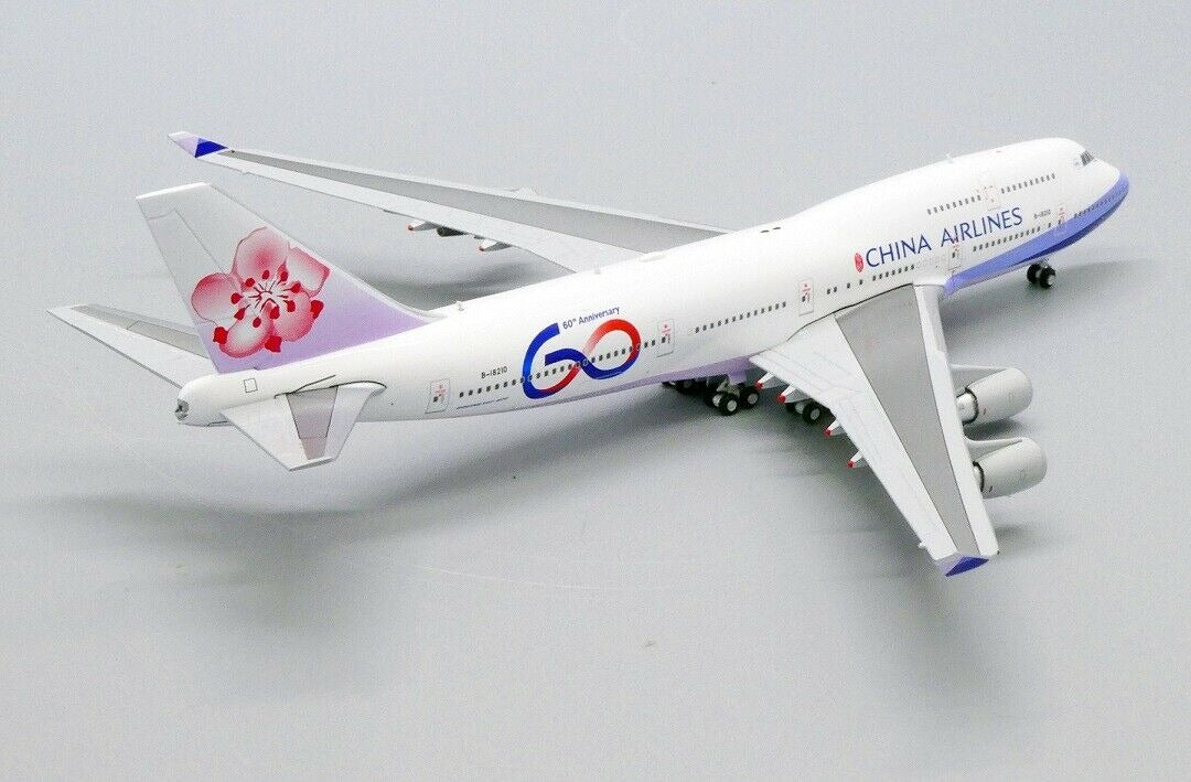 JC WINGS B747-400 CHINA AIRLINES "60TH ANNIVERSARY" REG: B-18210