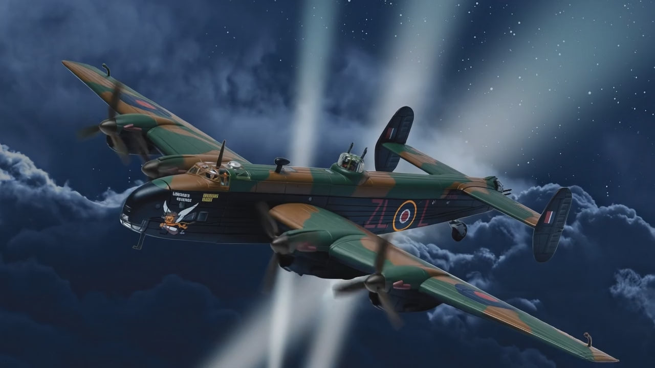 CORGI PAGE HALIFAX MKV "LONDON'S REVENGE / L FOR LANA" RCAF NO.427 SQN RAF LEEMING
