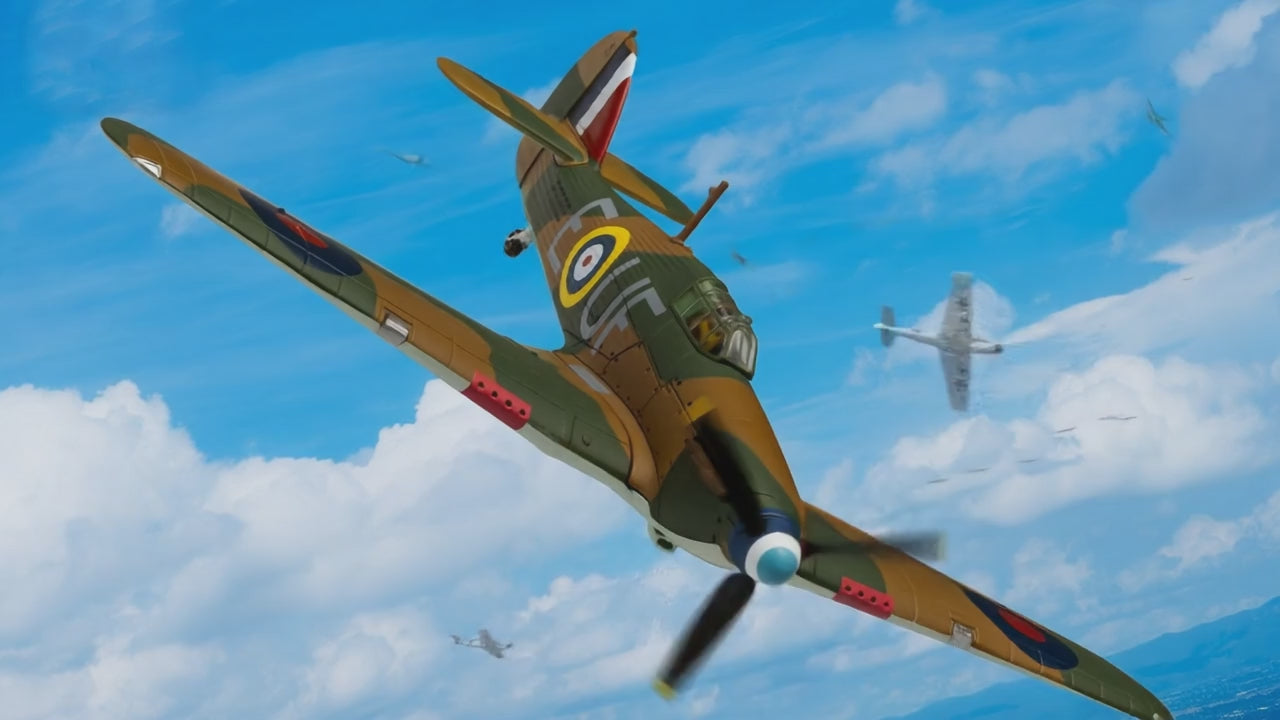 CORGI HURRICANE MK.I RAF NO.601 P/O "BILLY" FISKE (BATTLE OF BRITAIN 85)