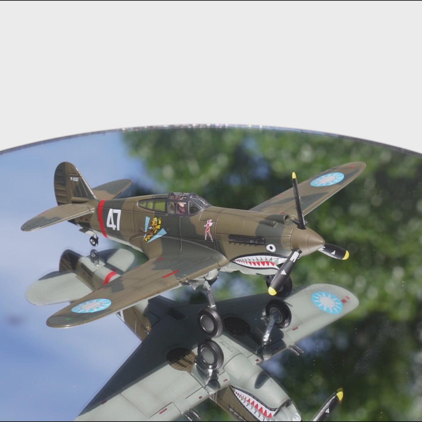 PANZERKAMPF P-40C (HAWK 81A-2) 3RD PS "HELLS AND ANGELS" AVG SERIAL 47 ROBERT T.SMITH CHINA JUNE 1942