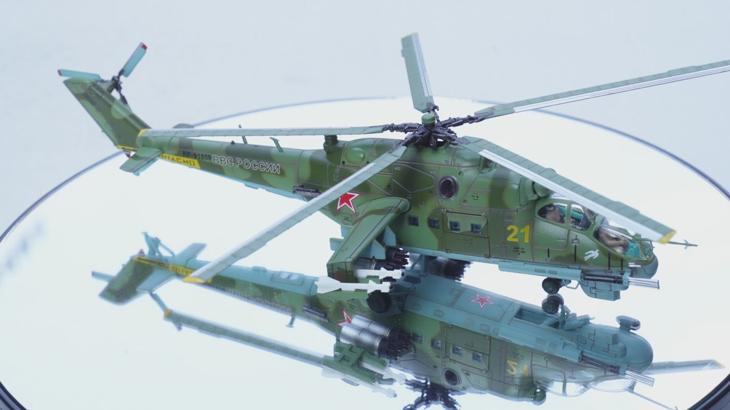 PANZERKAMPF MI-24P HIND AVIATION GROUP OF RUSSIAN AIR AND SPACE FORCES RF-91859/21 KHMEIMIN AIR BASE SYRIA 2017