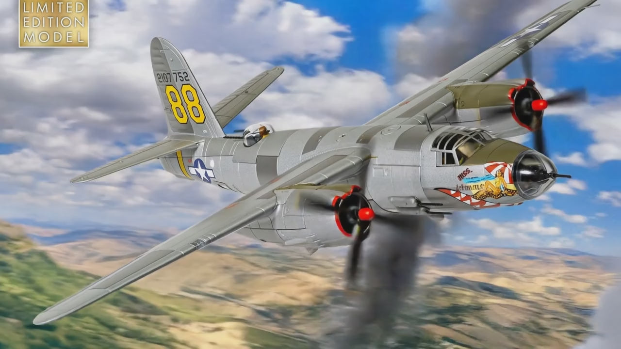 CORGI B-26C-45-MO MARAUDER 42-107752 B/N 88 "MISS ARKANSAS" LT.LEO A LAMPMAN USAAF SARDINIA SUMMER 1944