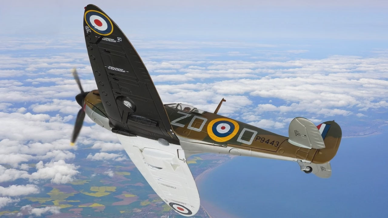 CORGI SPITFIRE MKI RAF NO.222 SQN FLT LT "DOUGLAS BADER" (BATTLE OF BRITAIN 85)