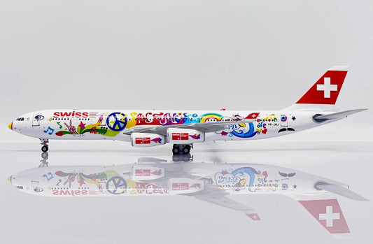 AVIATION 400 A340-313 SWISS "SAN FRANCISCO" REG: HB-JMJ