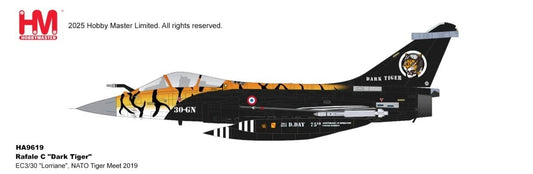 HOBBY MASTER RAFALE C "DARK TIGER" EC3/30 LORRIANE NATO TIGER MEET 2019