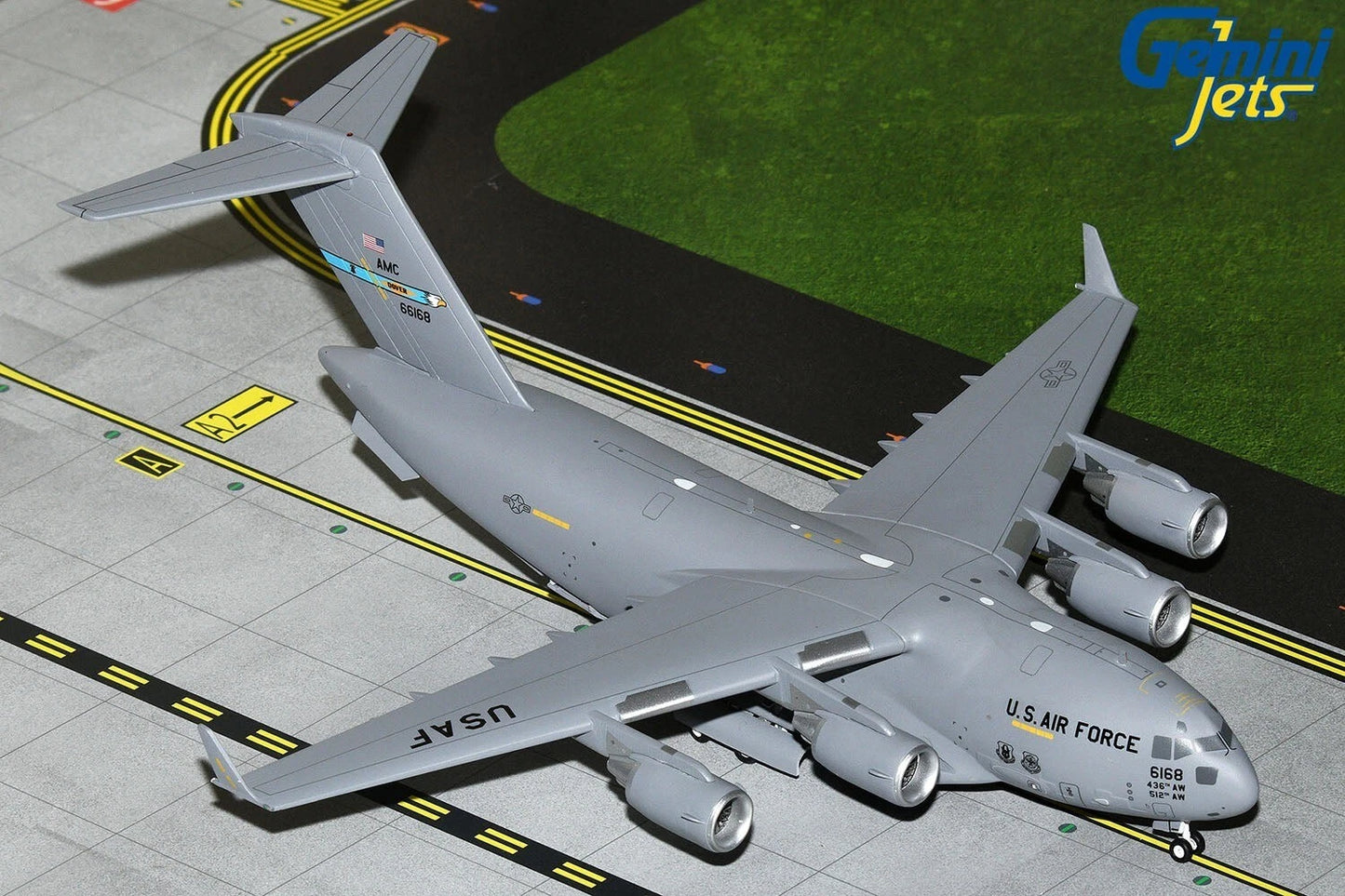 GEMINI JETS C-17A GLOBEMASTER III USAF "DOVER AIRFORCE BASE" REG: 06-6168