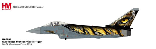 HOBBY MASTER EUROFIGHTER TYPHOON LUFTWAFFE "CASTLE TIGER" 30+74 2025