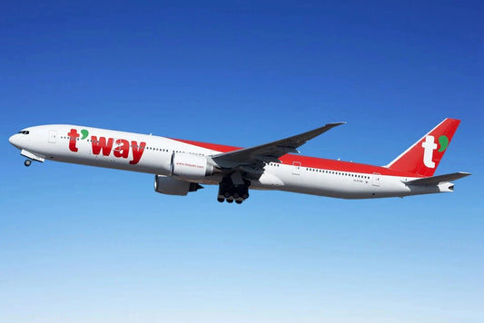 AVIATION 400 B777-367ER T'WAY AIR (DETACHABLE GEAR) REG: HL8706