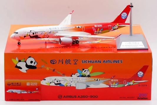 AVIATION 200 A350-941 SICHUAN AIRLINES "PANDA ROUTE" REG: B-32F8